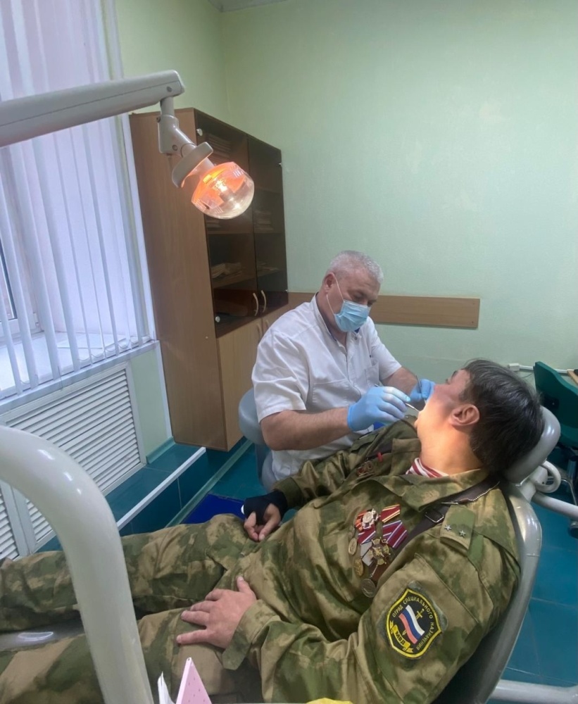 Стоматологическая помощь участникам СВО